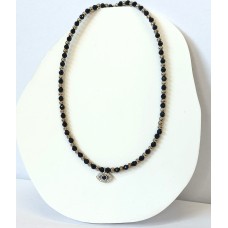 Ασημένιο κολιέ - shiny μάτι (SN196)